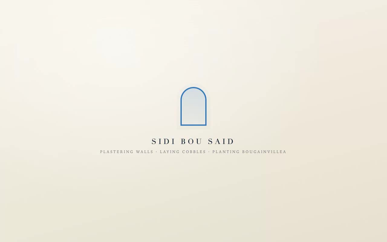 Sidi Bou Said — A Procedural 3D Walk Above the Gulf of Tunis 데모 포스터 이미지